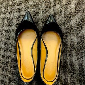 Sam Edelman Women's Wheaton Black Patent Knot Flat